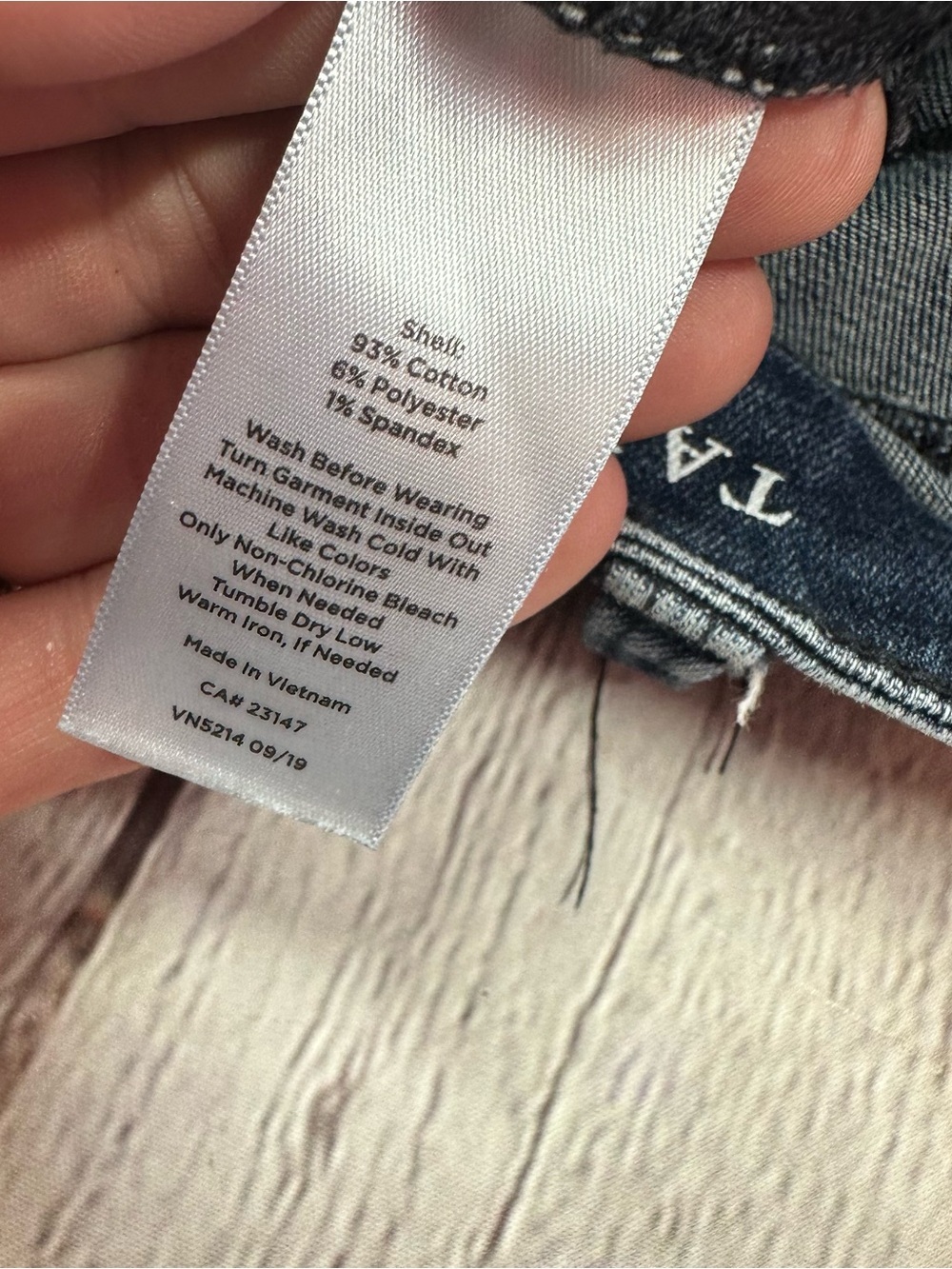Talbots flawless high waist straight leg Jeans Women 12 minimalist boho casual - Picture 6 of 6